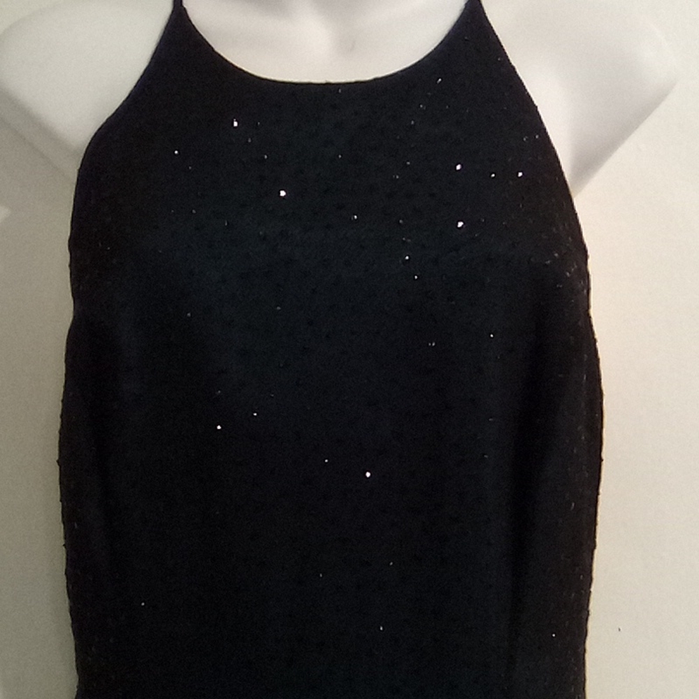 Vintage 90S Glam Sparkle Formal Gown - Picture 3 of 16